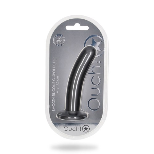 Shots Ouch! Dildo de Silicona G-Spot Gunmetal