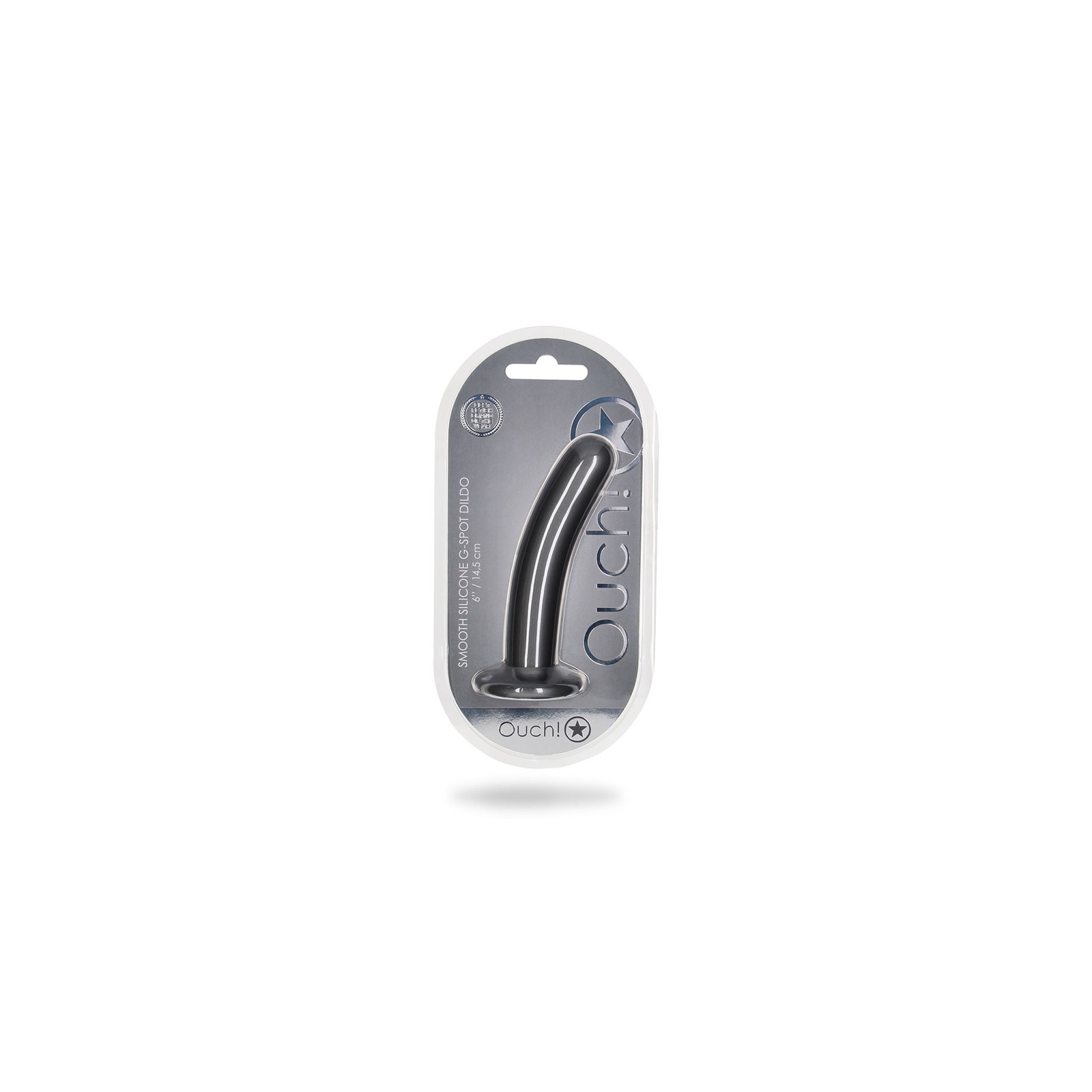 Shots Ouch! Dildo de Silicona G-Spot Gunmetal