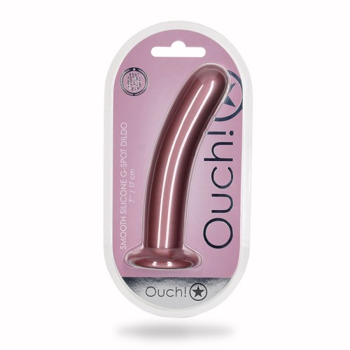 Shots Ouch! Smooth Silicone Dildo for G-Spot Bliss