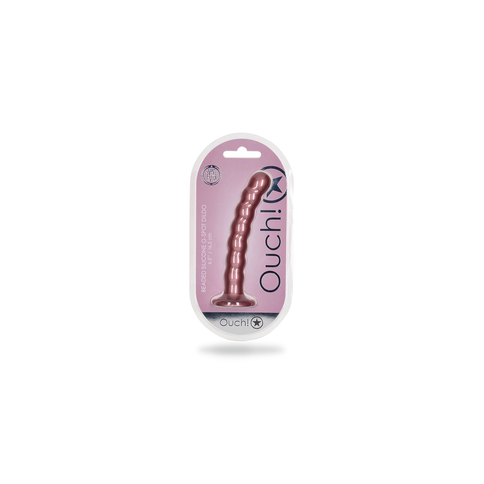 Ouch! Dildo G-Spot Beaded Rosa Dorado