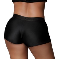 Boxer Strap-on Vibrante Ouch! Negro