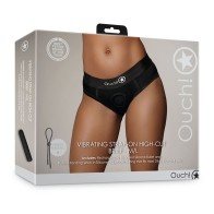 Tanga Vibrante Strap-on Ouch! para Juegos Emocionantes