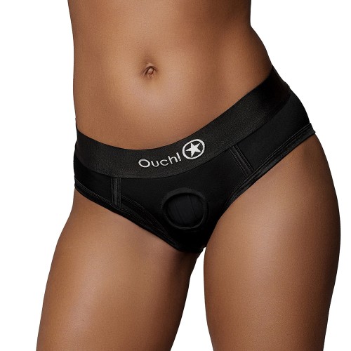 Ouch! Vibrating Strap-on Brief for Exciting Play