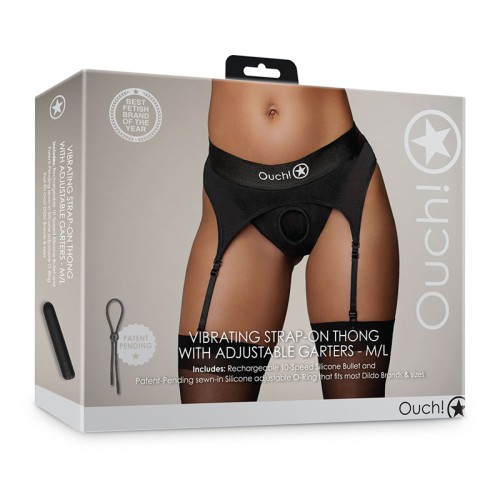 Ouch! Tanga Vibrante Strap-On para el Placer Definitivo