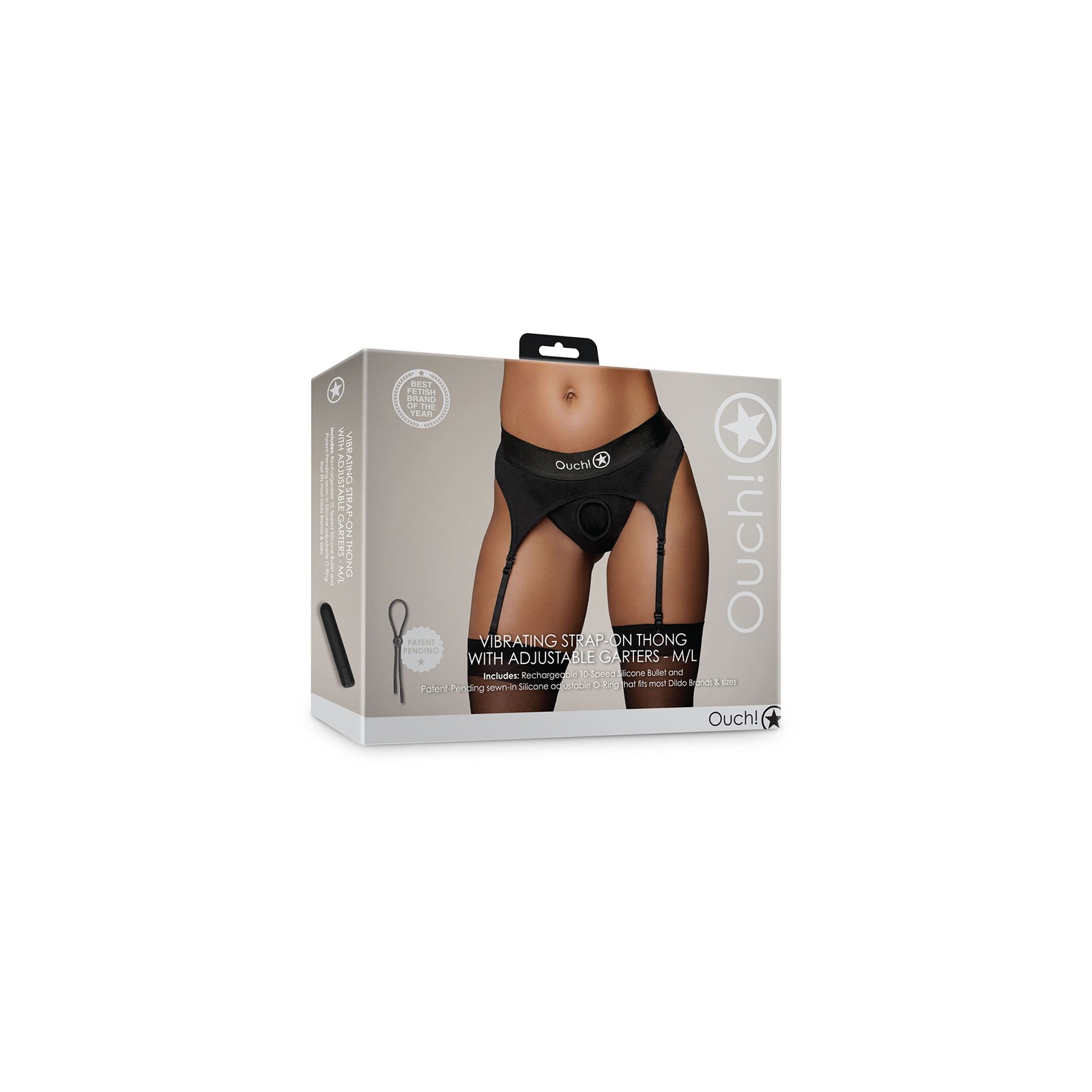 Ouch! Tanga Vibrante Strap-On para el Placer Definitivo