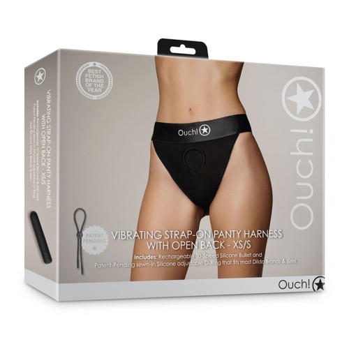 Ouch! Arnés Panty Vibrante Strap-on para Parejas