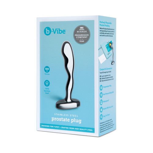 Plug Prostático de Acero Inoxidable b-Vibe para el Máximo Placer