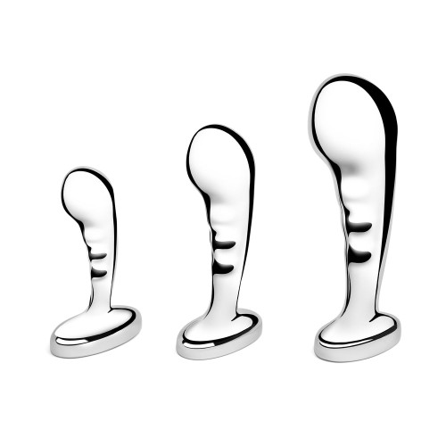 b-Vibe Stainless Steel P-Spot Plug Training Set