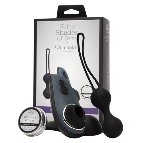 Fifty Shades of Grey Womanizer Desire Blooms Kit - Explore Intimacy