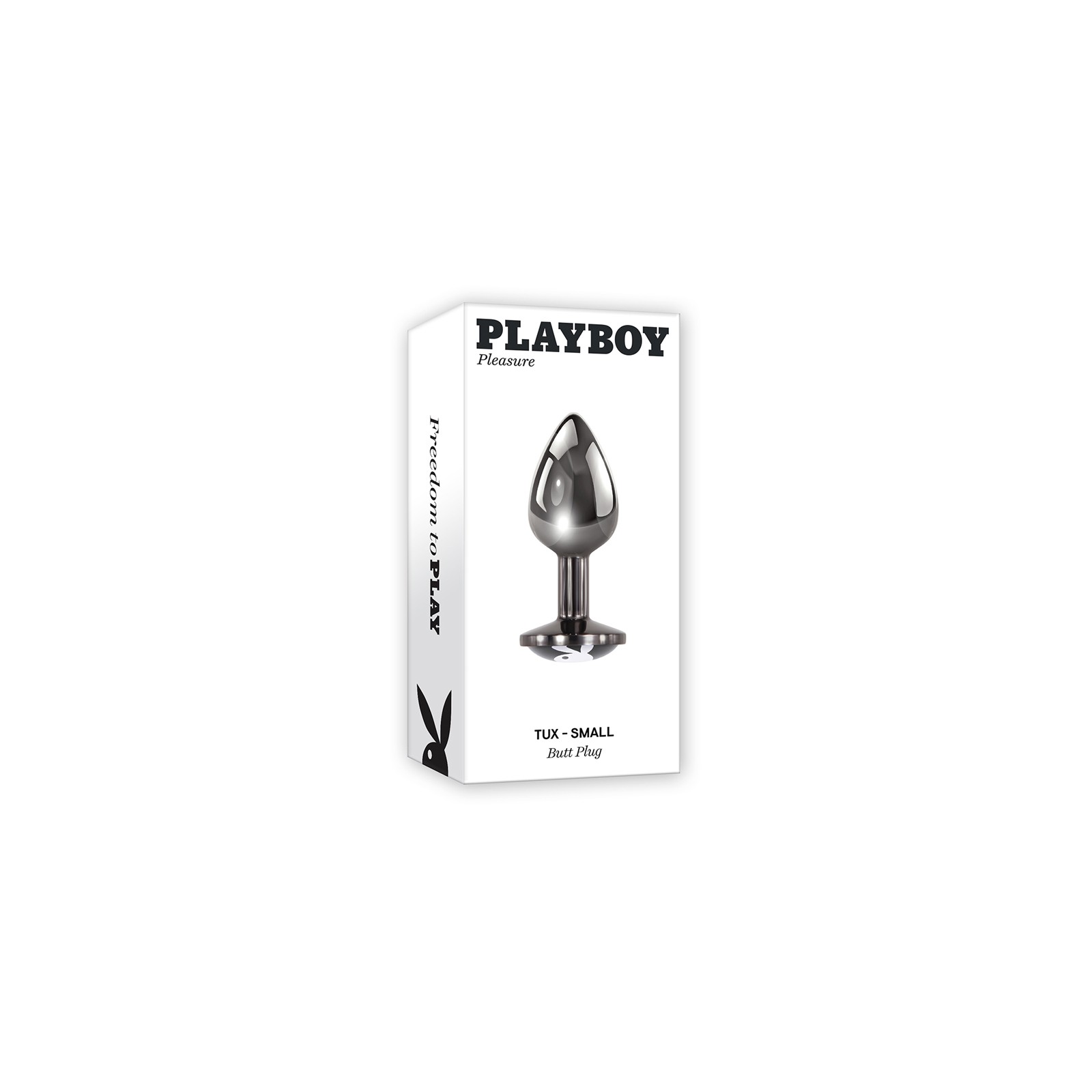 Playboy Tux Small Hematite Anal Plug for Pleasure