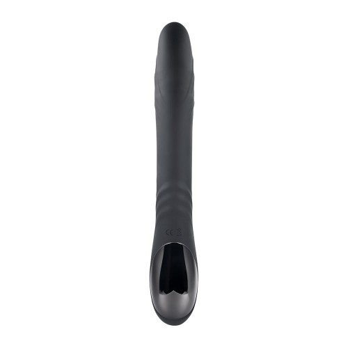 Playboy Rapid Rabbit Dual Stimulation Vibrator Black