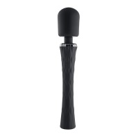 Playboy Royal Rechargeable Silicone Wand Vibrator in Black