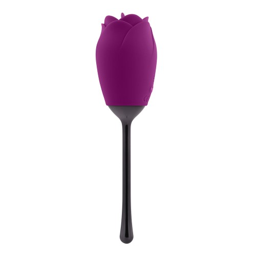 Vibrador Recargable con Lengua Movible Playboy Petal