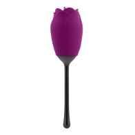 Vibrador Recargable con Lengua Movible Playboy Petal