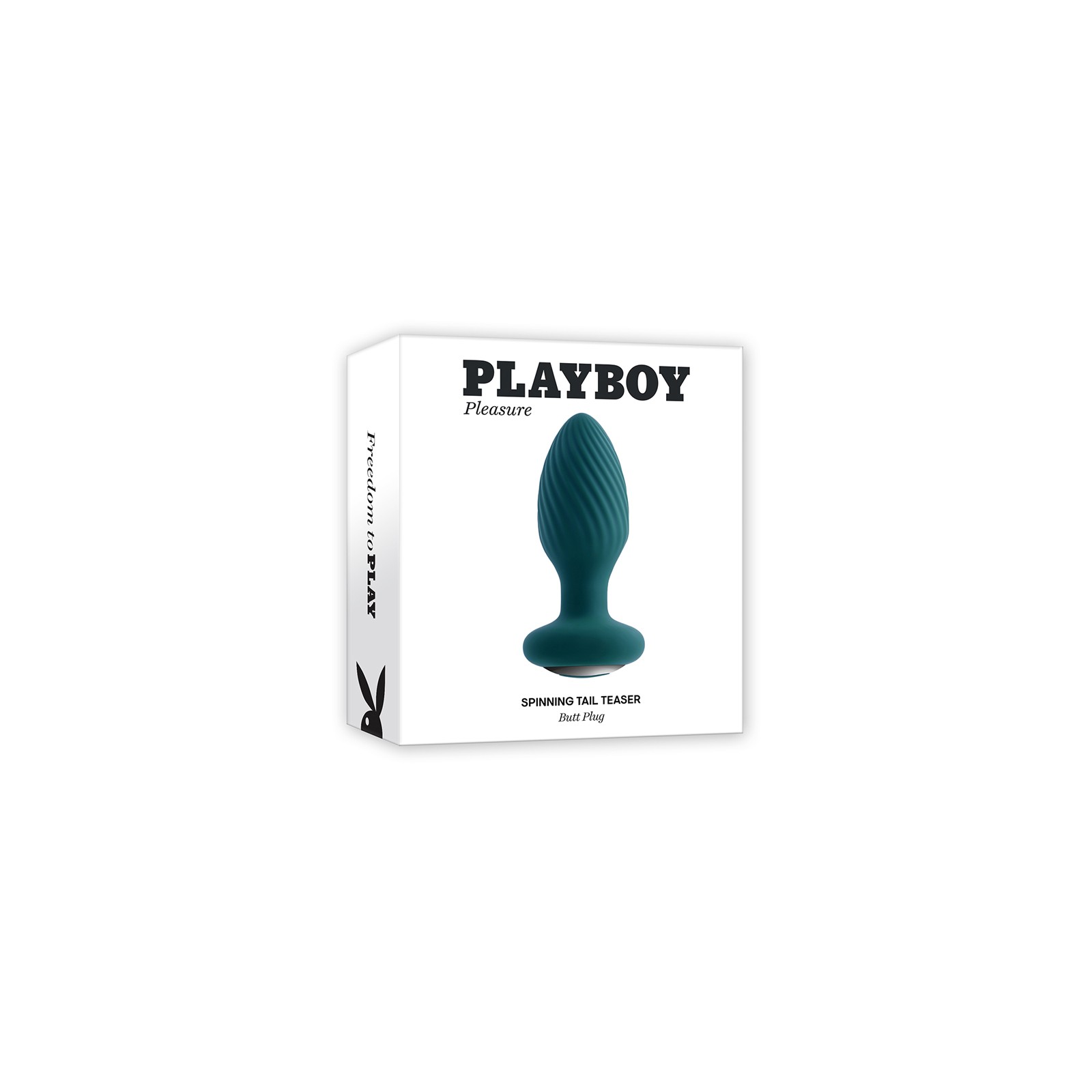 Playboy Plug Anal Vibrante y Giratorio Spinning Tail Teaser