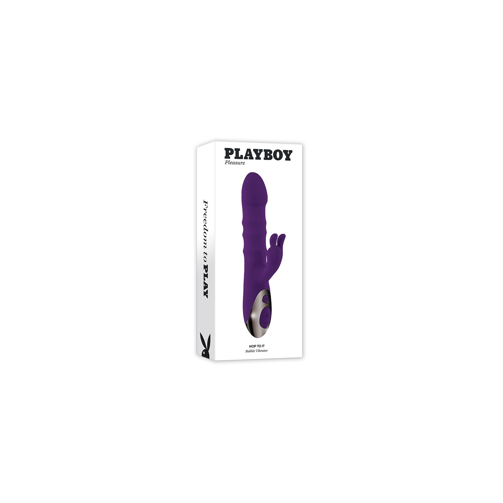 Playboy Hop To It Thrusting Silicone Rabbit Vibrator