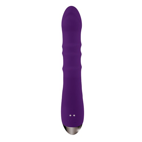 Playboy Hop To It Thrusting Silicone Rabbit Vibrator