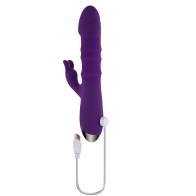 Playboy Hop To It Thrusting Silicone Rabbit Vibrator