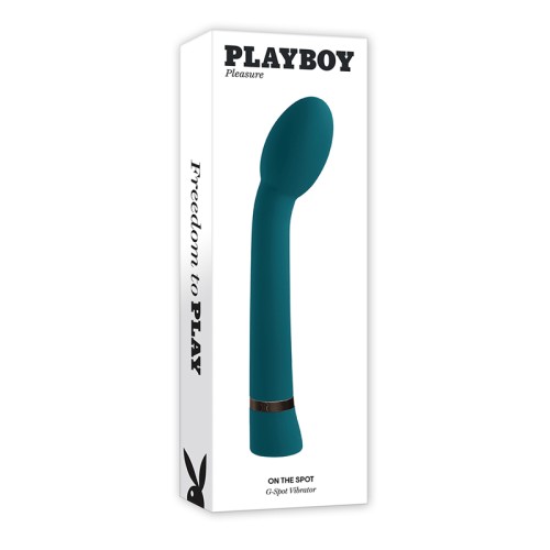 Vibrador G-Spot Recargable Playboy Verde Profundo