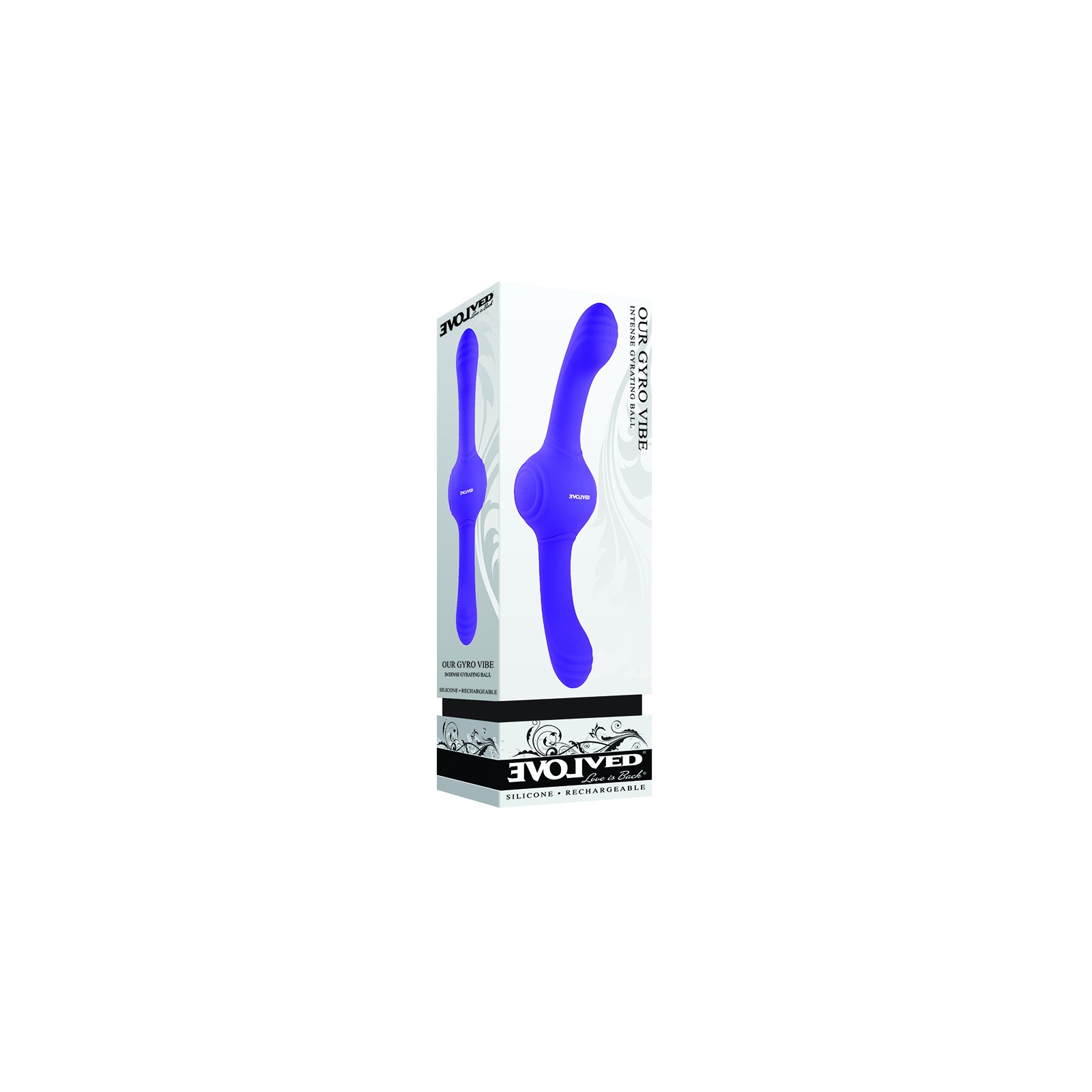 Evolved Gyro Vibe Dual Ended Gyrating Vibrator for Intense Stimulation