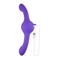 Evolved Gyro Vibe Dual Ended Gyrating Vibrator for Intense Stimulation