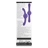 Evolved Gyro Vibe Dual Ended Gyrating Vibrator for Intense Stimulation