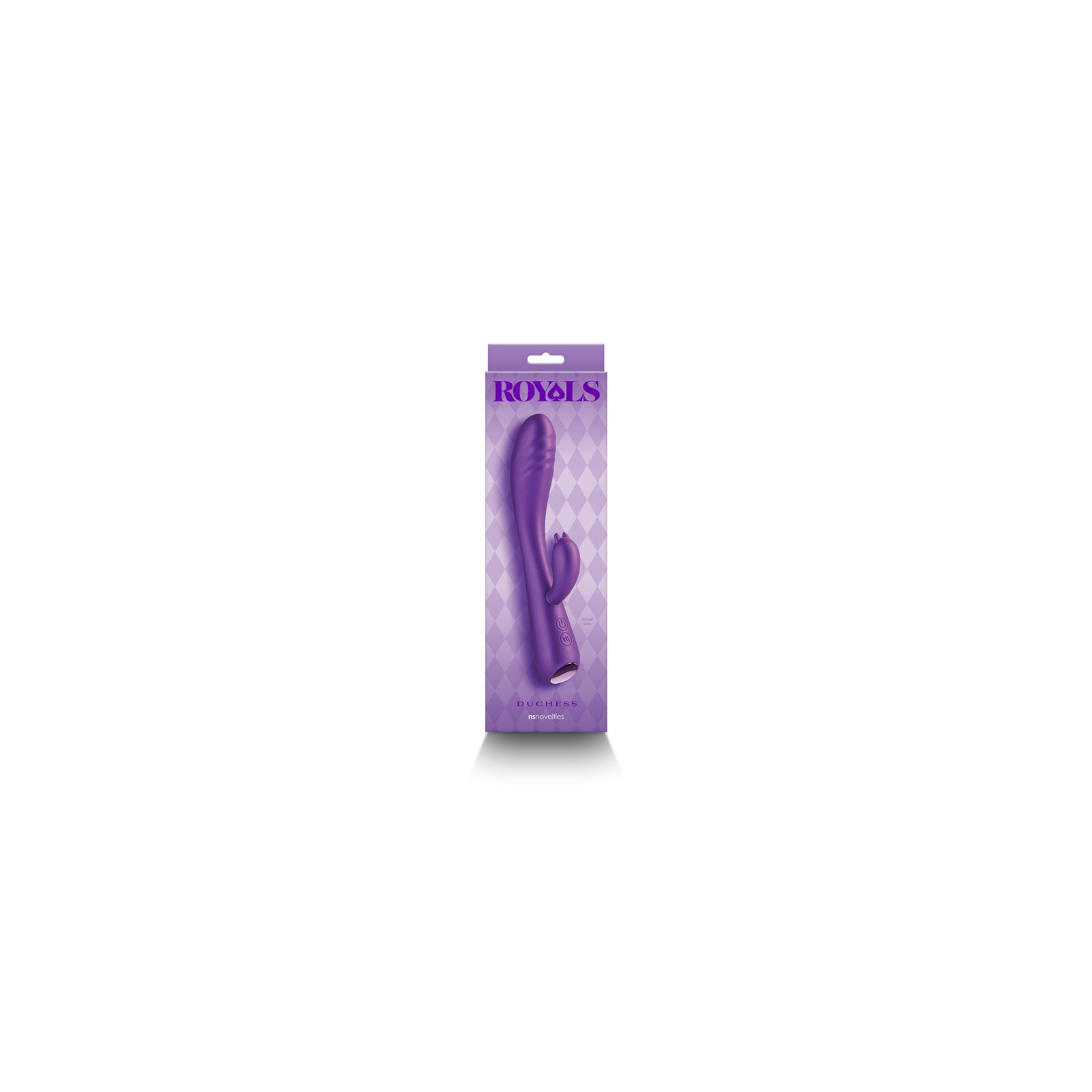 Vibrador Conejito Royals Duchess Metálico Púrpura