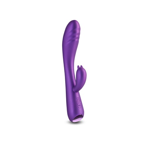 Vibrador Conejito Royals Duchess Metálico Púrpura