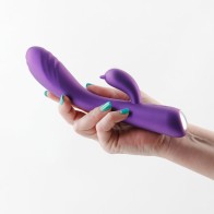 Vibrador Conejito Royals Duchess Metálico Púrpura