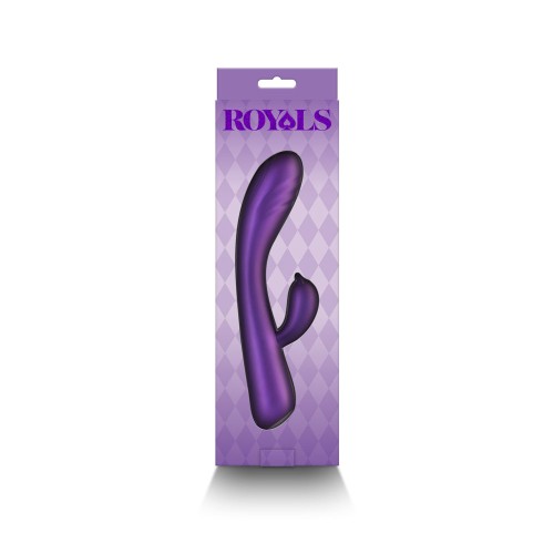 Vibrador Conejito Royals Duchess Metálico Púrpura