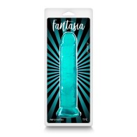 Dildo Jelly Fantasia Upper de 8 in. Verde Teal