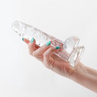 Fantasia Ballsy Dildo Jelly de 6.5 pulgadas Claro