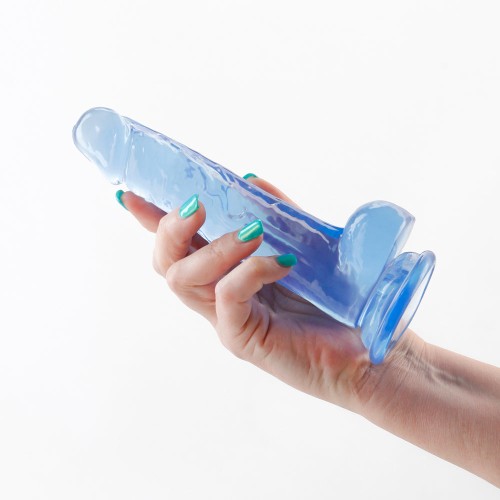 Fantasia Ballsy Jelly Dildo 6.5in Blue