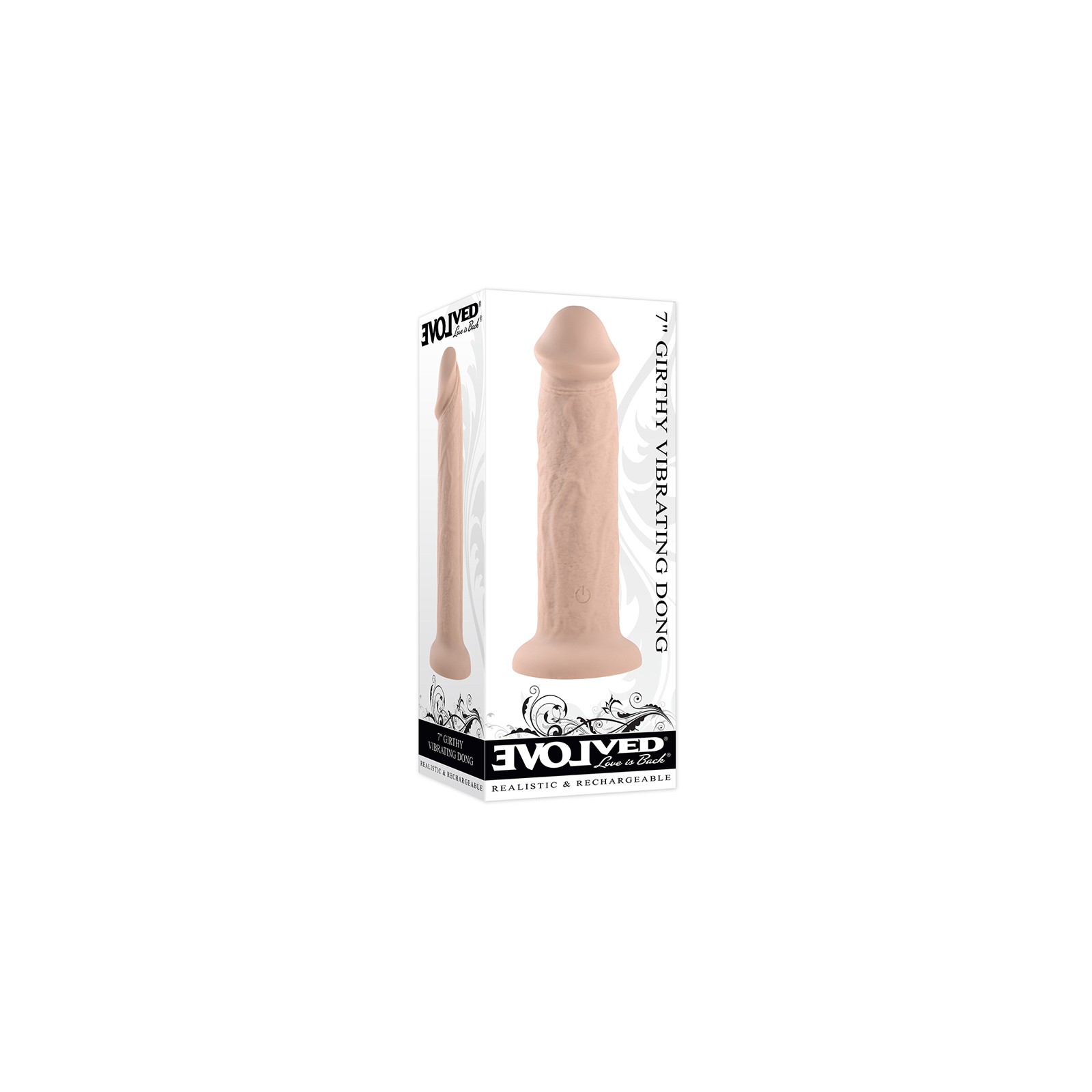 Dildo Vibrante Evolved Girthy 7 in. Silicona Clara