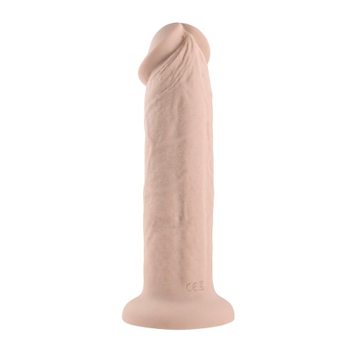 Evolved Girthy Vibrating Dildo 7 in. Light Silicone