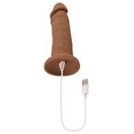 Evolved Rechargeable Vibrating Dildo - Realistic Pleasure