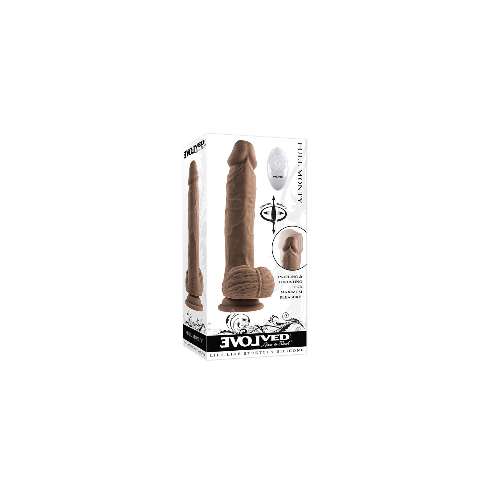 Evolved Full Monty Rechargeable Remote-Controlled Dildo