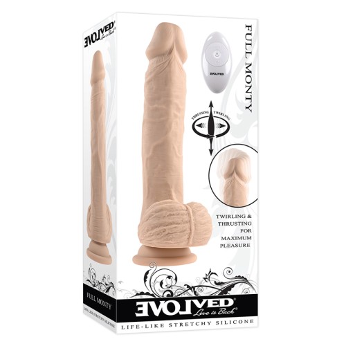 Evolved Full Monty Rechargeable Dildo with Remote