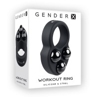 Weighted Silicone Training Cockring - Gender X