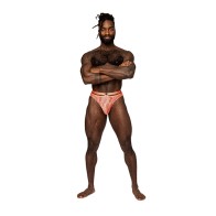 Male Power Rude Awakening Strap Thong Neon Orange