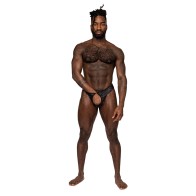 Sassy Lace Crotchless Thong by Male Power