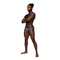 Male Power Sheer Prints Thong Spatter S/M