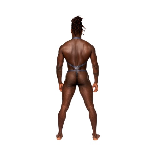 Tanga Arnes S'naked de Male Power Negro/Azul