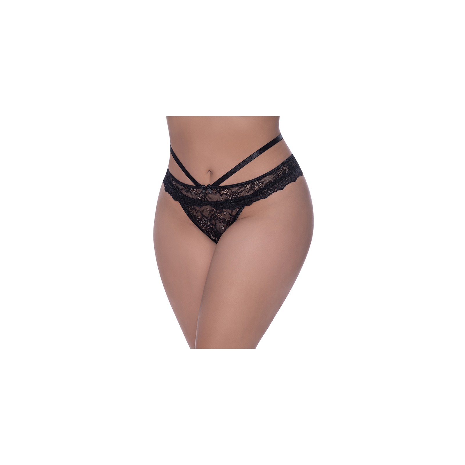 Magic Silk Ooh La Lace Cheeky Panty Black