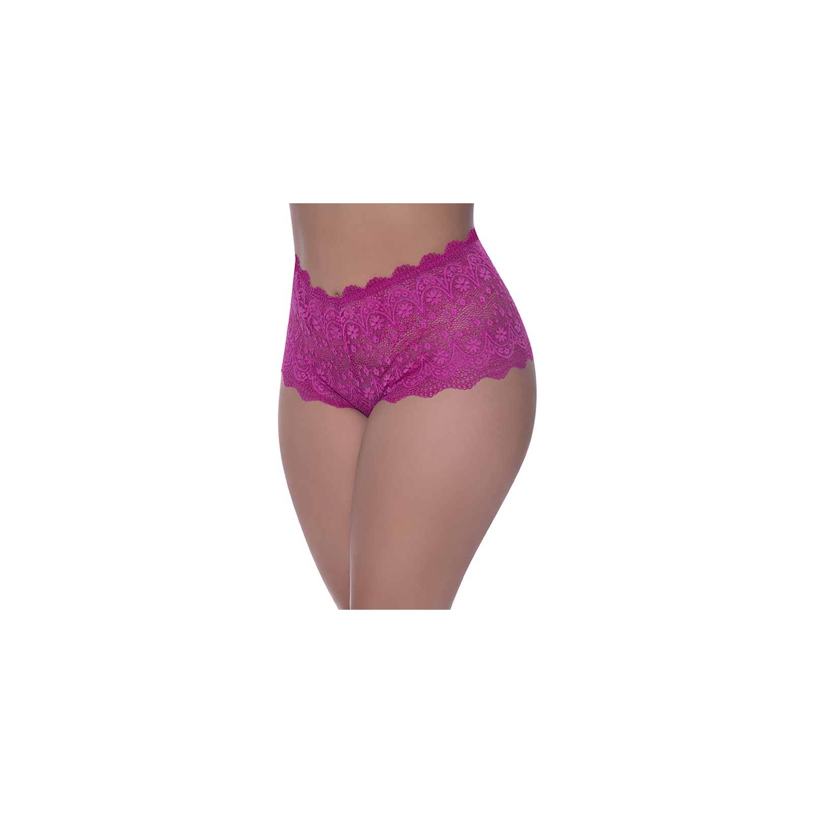 Boyshort de Encaje Berrylicious Magic Silk con Grieta