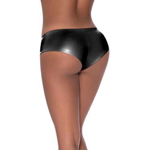 Boyshorts de Encaje Hard Candy Magic Silk en Negro