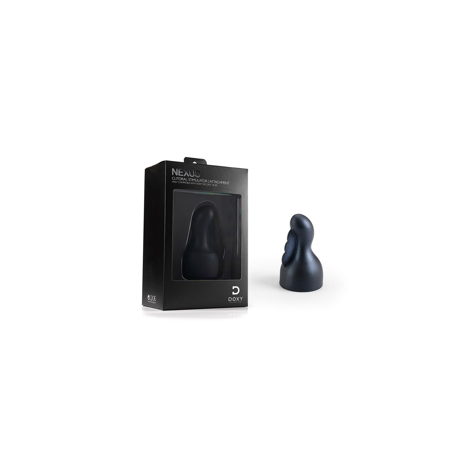 Accesorio de Silicona Doxy 3 para Clítoris Navy - Placer Premium