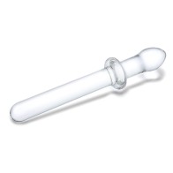 Glas Clásico Dildo de Cristal Doble Cara de 9.25 in.