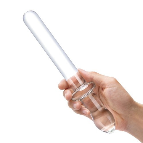 Glas Clásico Dildo de Cristal Doble Cara de 9.25 in.