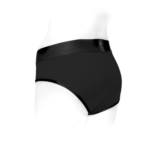 Arnés de Bragas de Nylon SpareParts Tomboi Negro XS